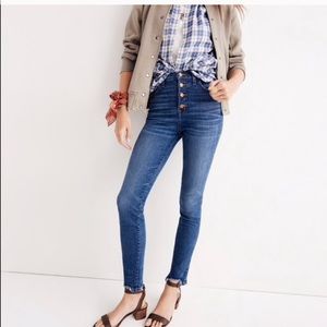 Madewell High Rise button fly jeans